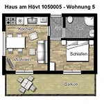 Haus Am Hoevt - 5 Appartement Goehren (Ruegen)